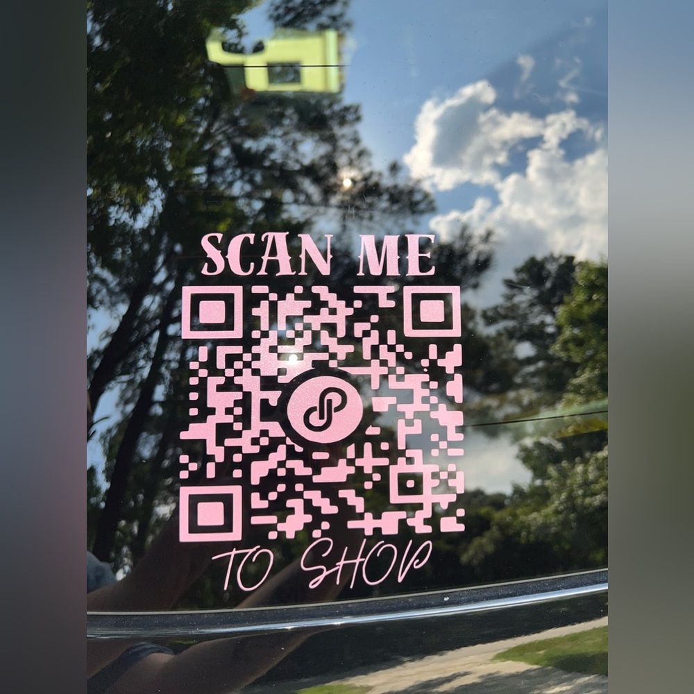 Custom QR Vinyl Sticker